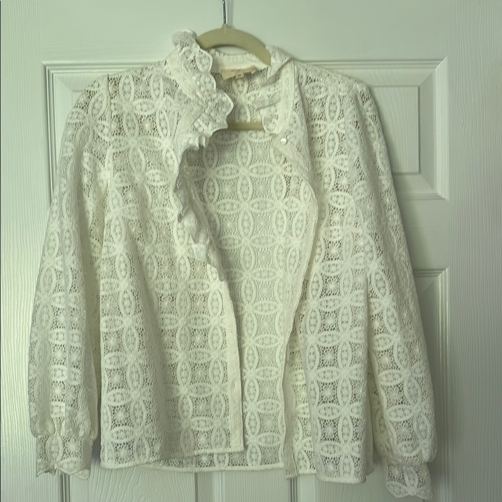 Sezane Flo Blouse - Ecru